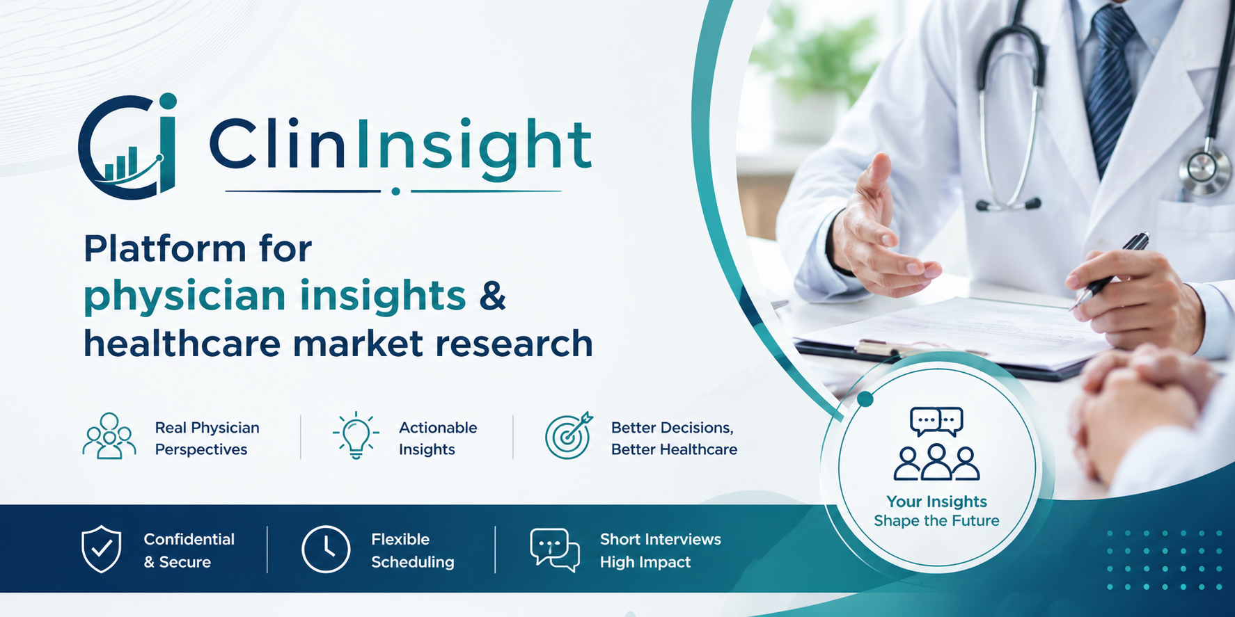 ClinInsights — Platform for physician insights & healthcare market research